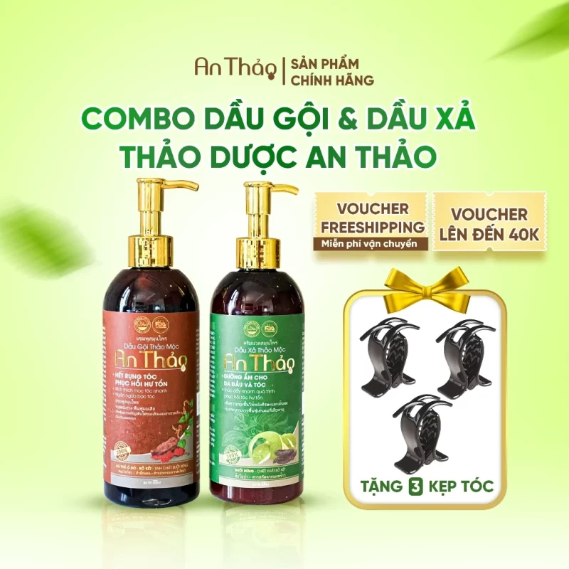 Dầu Gội Và Dầu Xả An Thảo